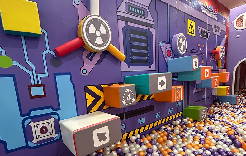Customized Indoor Super Mario Wall Interactive Game Play Area